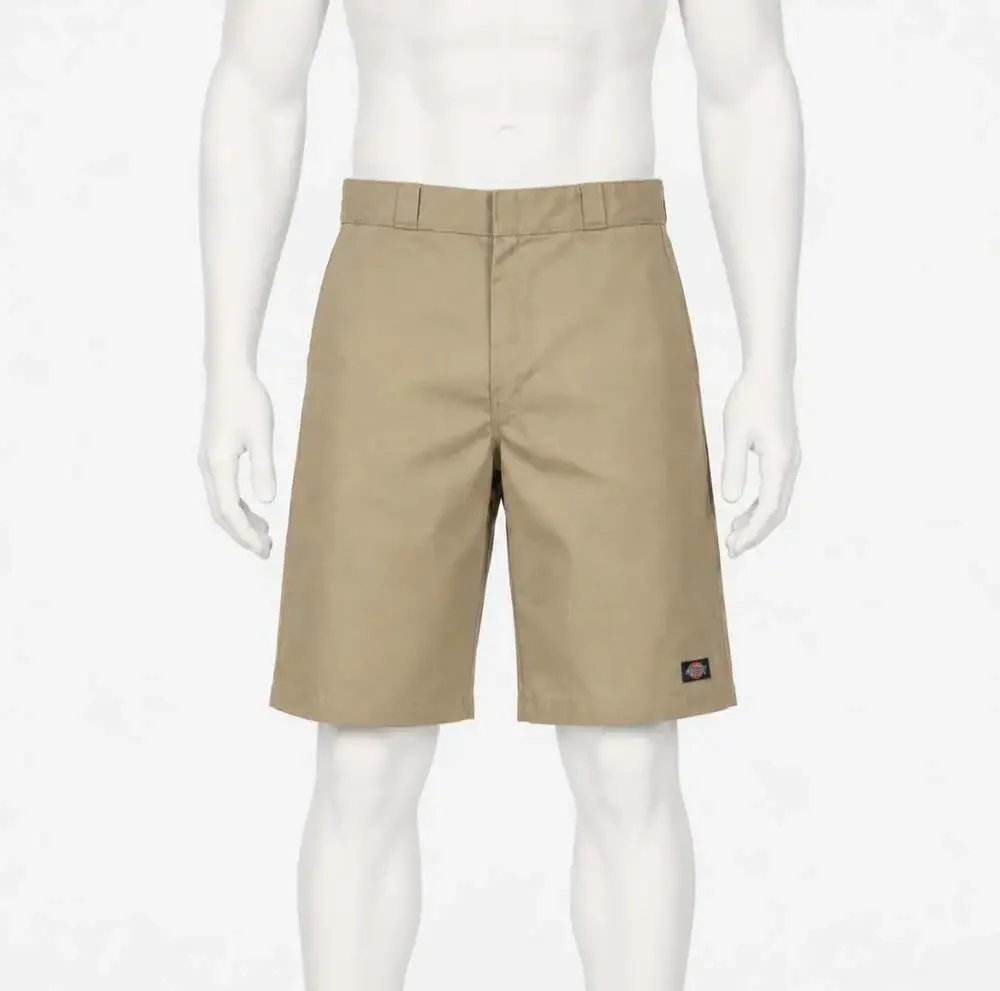 Dickies Loose Fit Work Shorts Mens 40 Khaki Tan 12